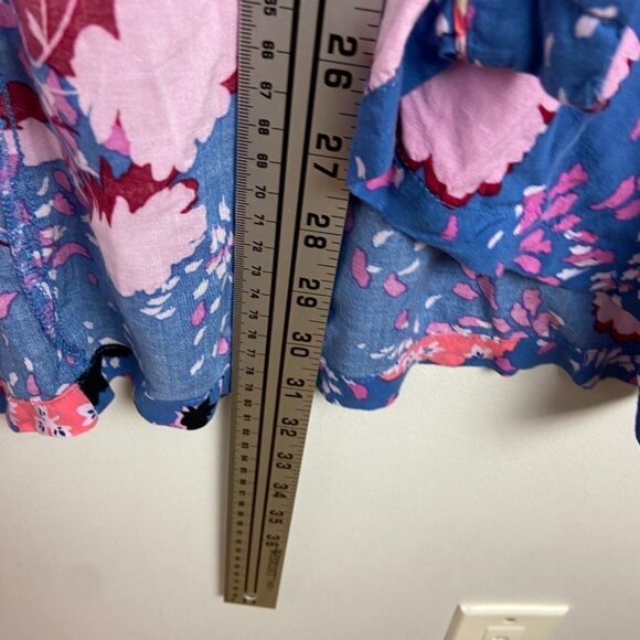 VICTORIA Secret Bohemian Print floral Kimono Kaftan Beach Cover Up Top Oversized - Picture 10 of 11